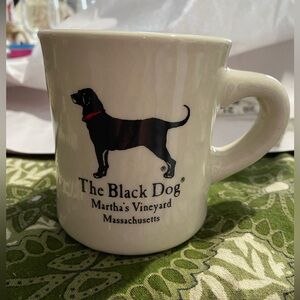 Famous “The Black Dog” Martha’s Vineyard MA Restaurant Mug. In EC. Not used.